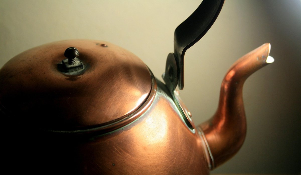 Upcycling an Old Cabinet with Copper Handles